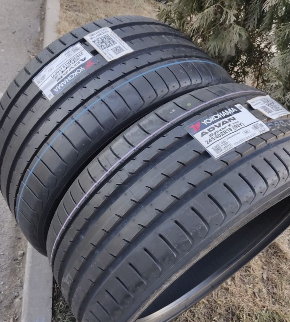 Шины Yokohama ADVAN SPORT V105 275/35R19 и 245/40R19 — Mercedes-Benz E ...