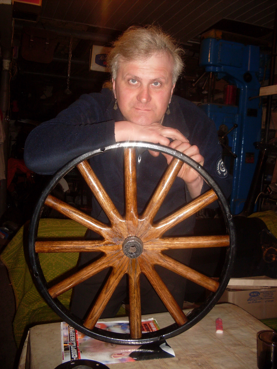Restoration of a Ford T 1912 h 5 Wood wheel