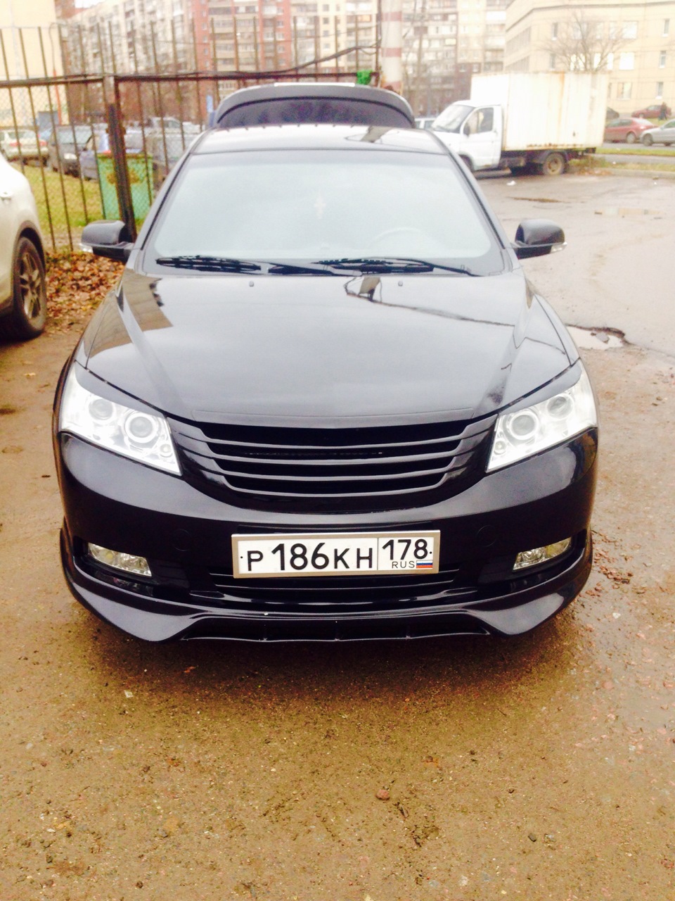 Geely Emgrand ec7 черный под мерс