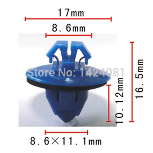 Toyota 75495-35010 Клипса крепления наружного молдинга пятой двери — Toyota RAV4 (III). Запчасти на фото: 7549535010