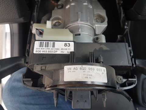 6Q0953503DP Подрулевой переключатель Volkswagen Polo 6R VAG | Запчасти ...