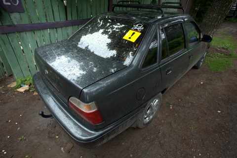 DAEWOO CIELO 1995-1997 CHROME SIDE MIRROR COVER