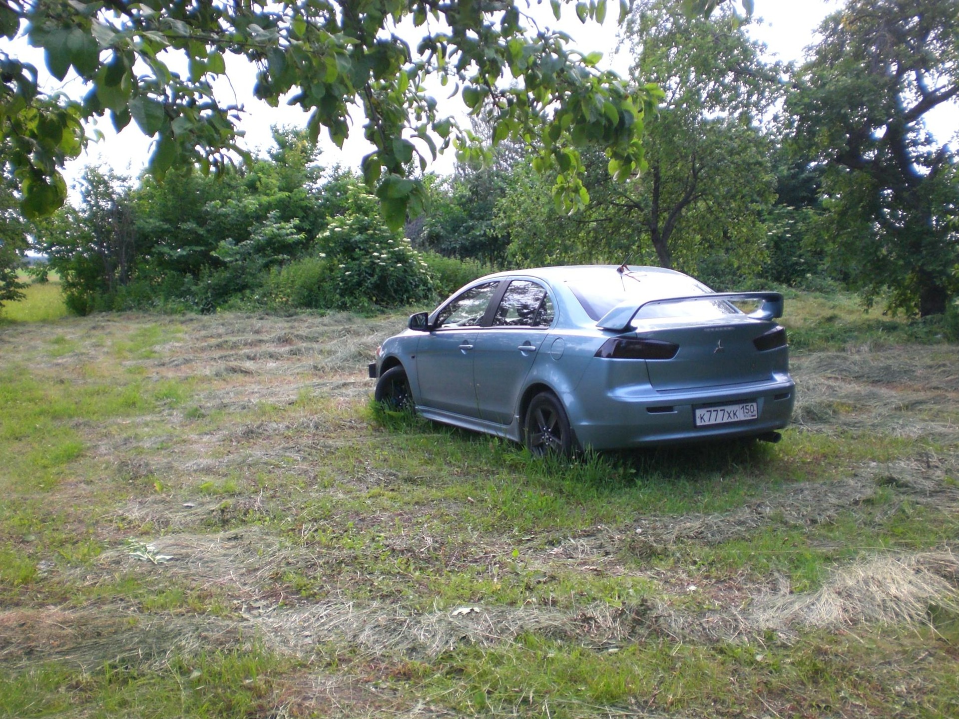 Там где пахнет сеном и … выхлопными — Mitsubishi Lancer X, 2 л, 2008 ...