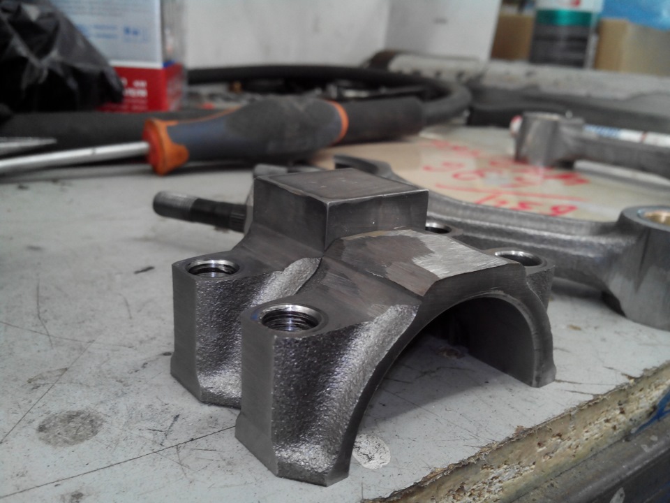 легкий тюнинг шатунов и почему нужно брать поршня с 1.6 — LADA 21099, 1 ...