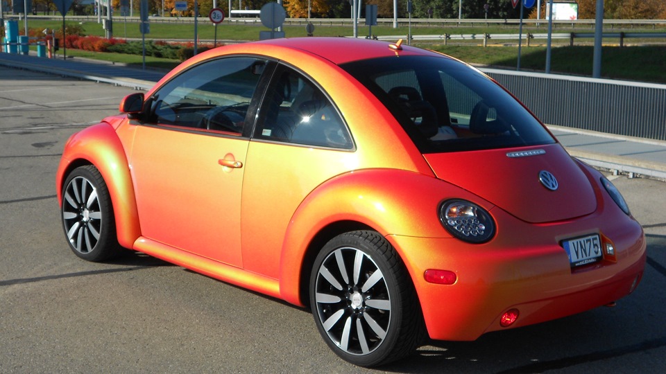 Volkswagen beetle голубой