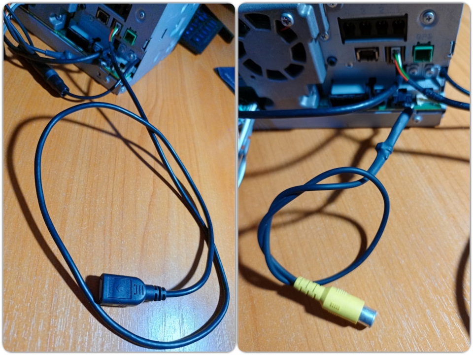 Шнурок USB и тюльпан под камеру заднего хода. — Nissan Primera Wagon (W11)