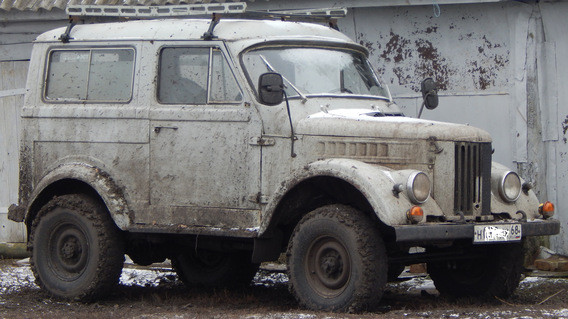 ГАЗ 69 2.4 бензиновый 1967 | серый волк на DRIVE2