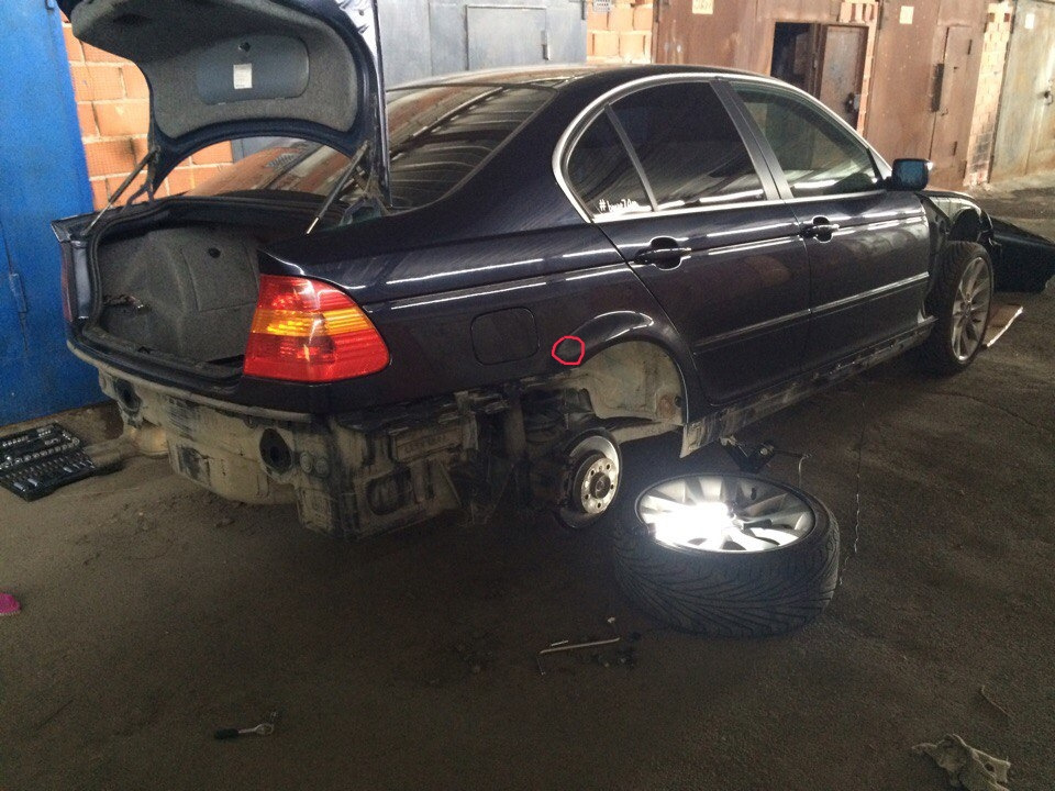 Облегчение кузова (ревизия, поиск жуков) — BMW 3 series (E46), 2,2 л ...