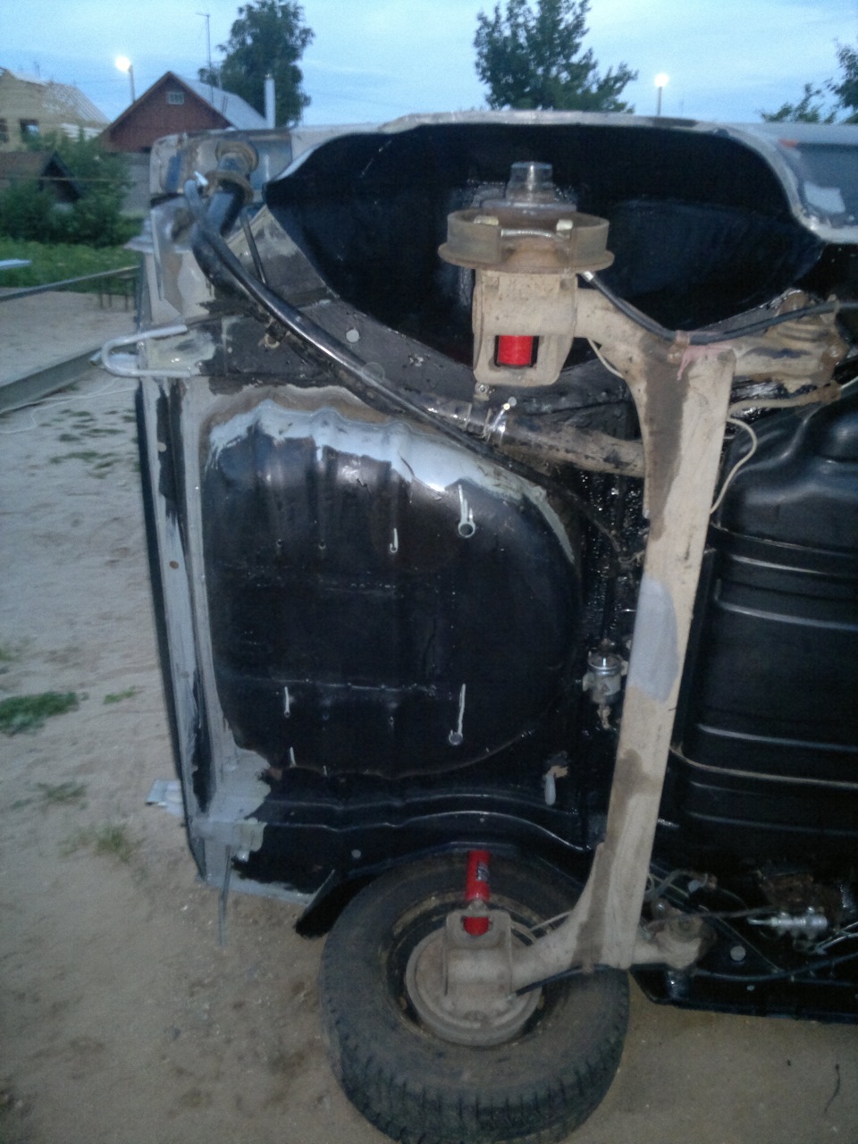 Левый задний лонжерон — Lada 2108, 1,6 л, 2000 года | кузовной ремонт ...