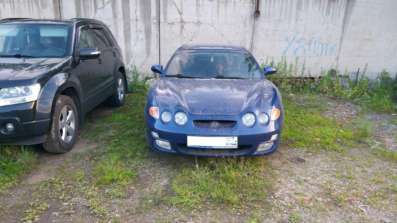 Hyundai Tiburon (RD) 2.0 бензиновый 2000 | Рычащая акула=) на DRIVE2