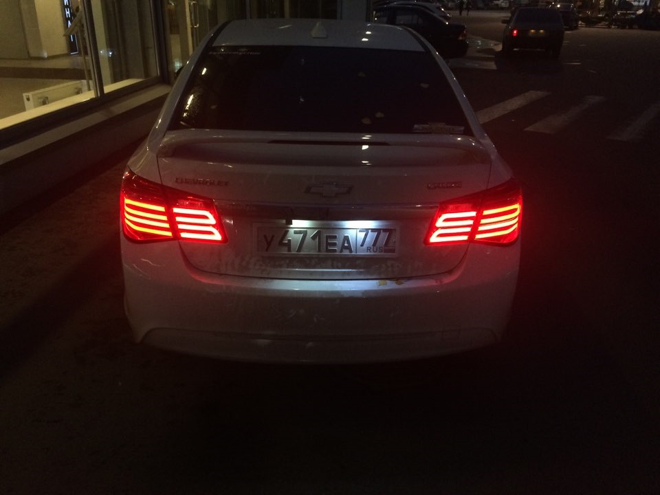 Замена задних фонарей — Chevrolet Cruze (1G), 1,8 л, 2014 года ...