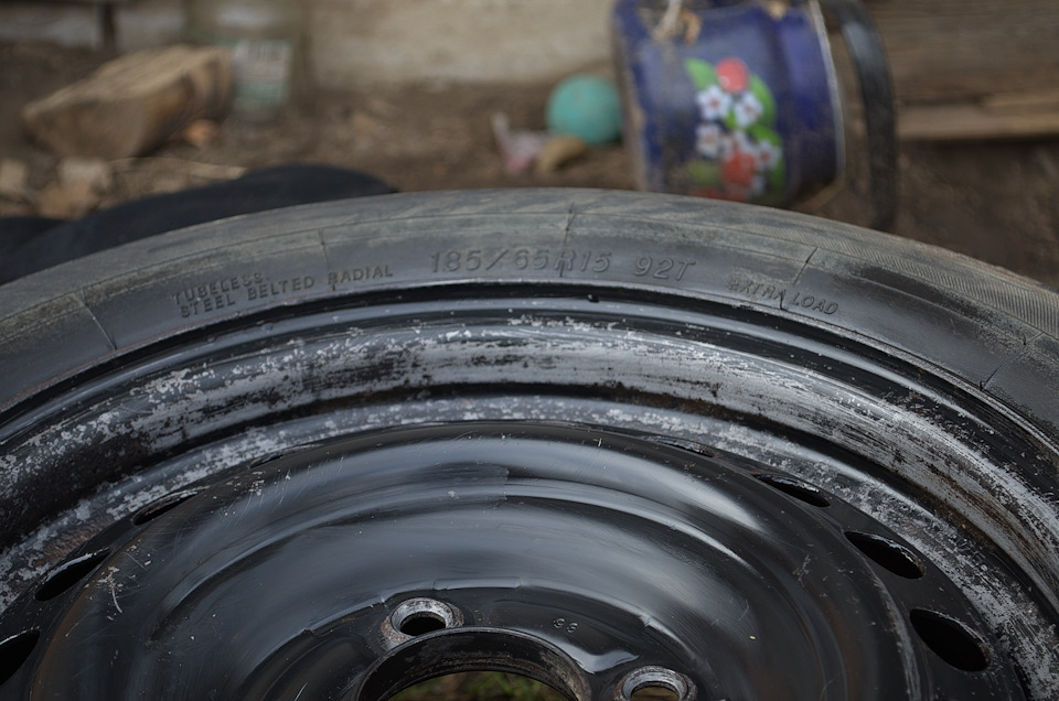 Покраска дисков, штамповки — Mitsubishi Lancer IX, 1,6 л, 2007 года ...