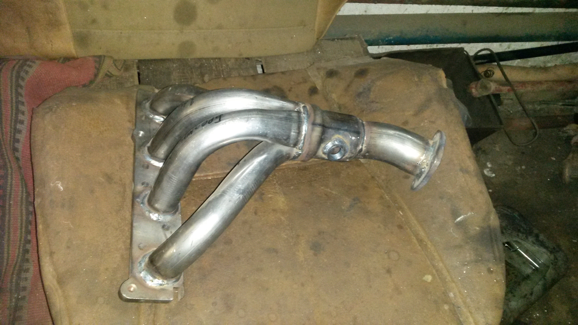 Пробило катушку зажигания, а так же вставка вместо катализатора. — Lada ...