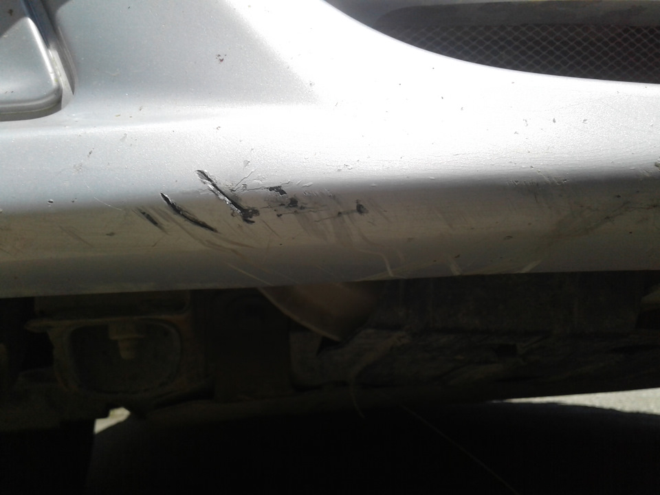 Не расчитал клиренс :) — Hyundai Accent (2G), 1,5 л., 2008 года ...