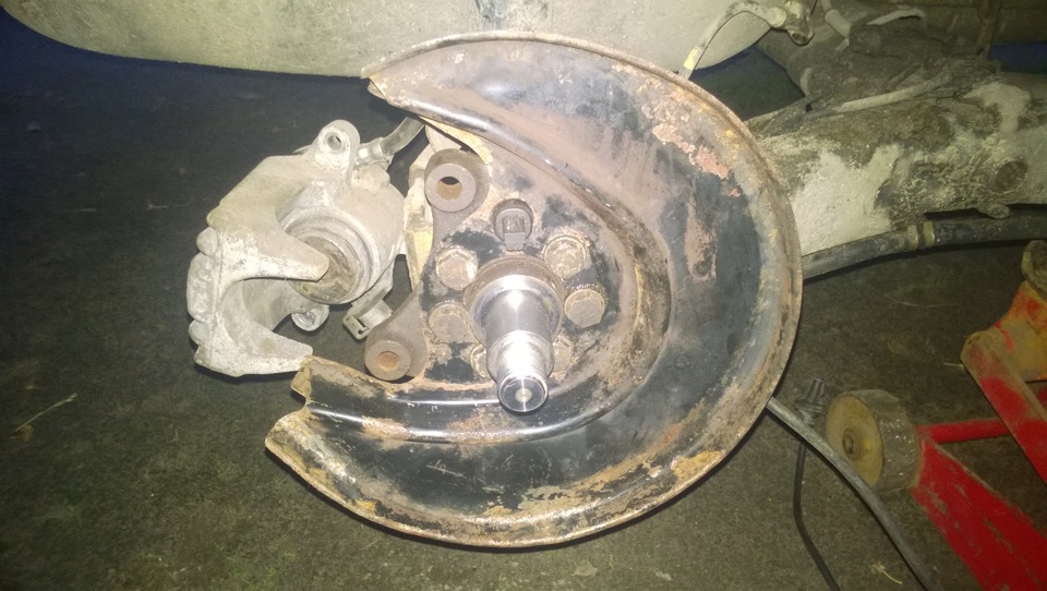 Цапфы от Поло.Переход на двухрядный подшипник Пассат Б4 (часть 2 ...