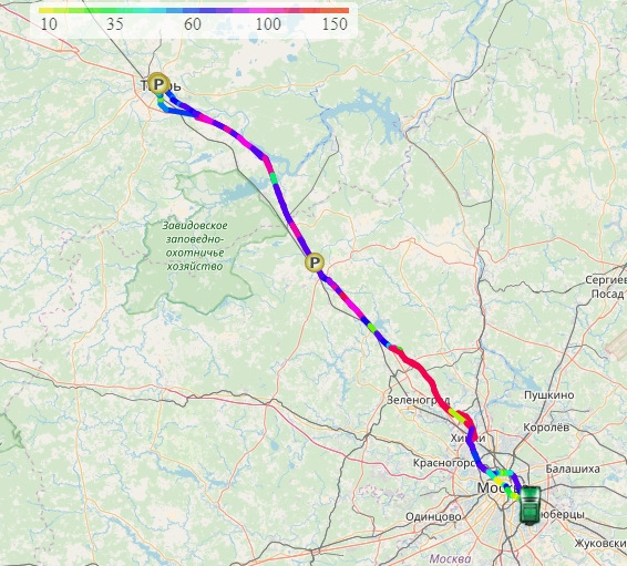 Москва тверь санкт петербург трасса