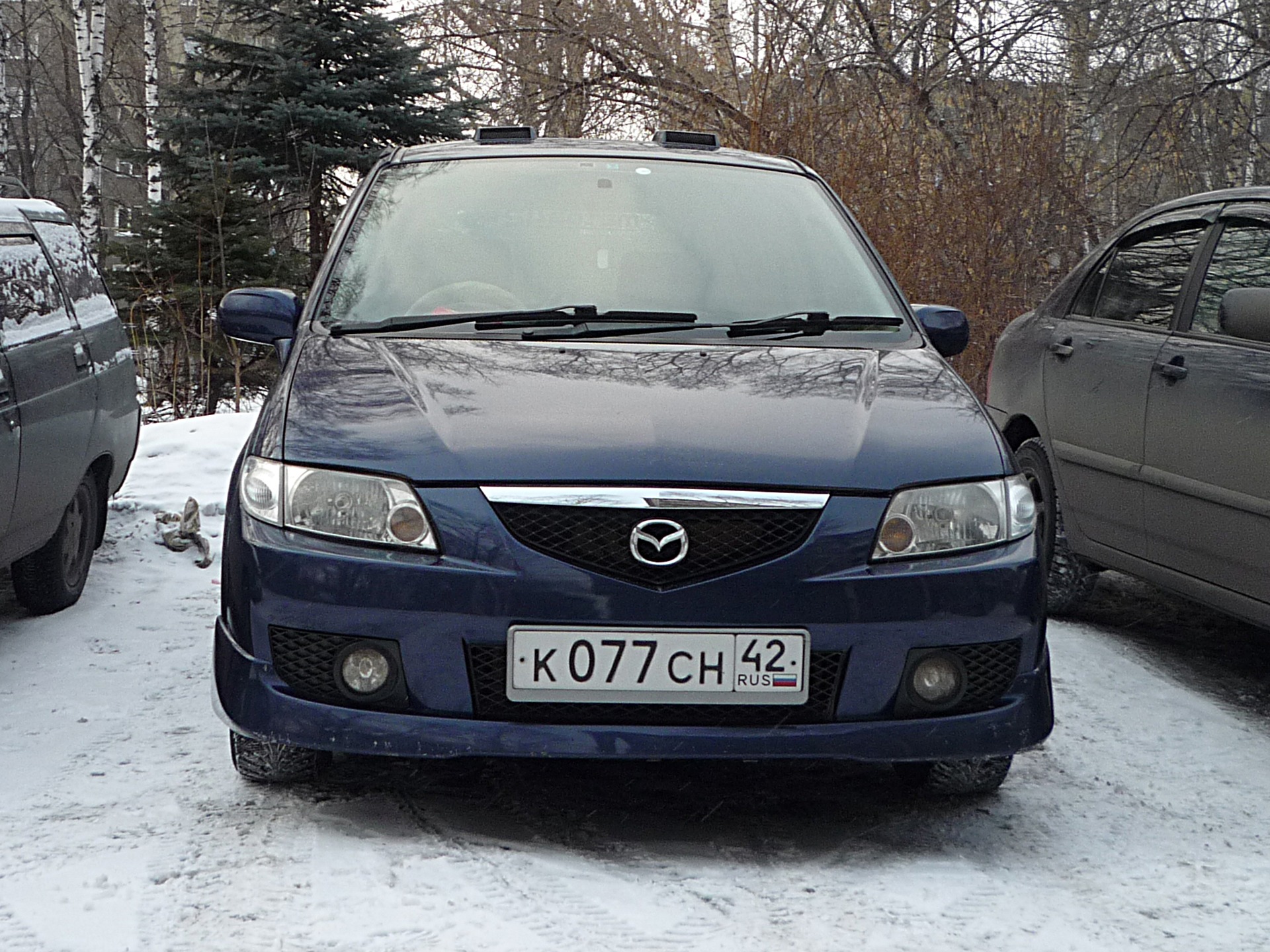 Воздухозаборники на крышу [Foto] — Mazda Premacy (1G), 1,8 л, 2001 года |  тюнинг | DRIVE2