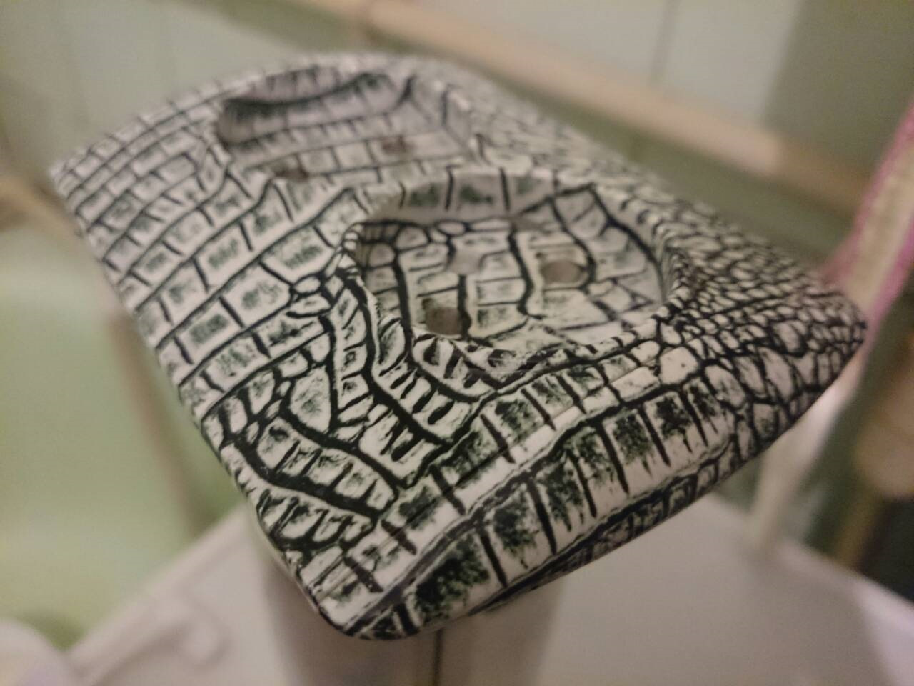 Декоративная штукатурка под крокодиловую кожу своими руками