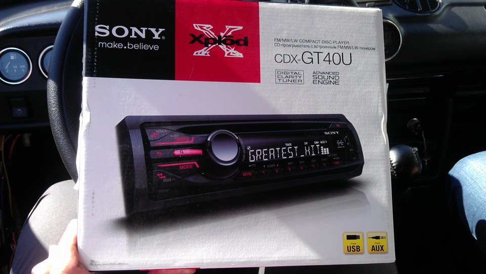 Магнитола sony cdx gt40u инструкция