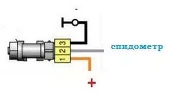 Схема подключения датчика скорости нива 21214