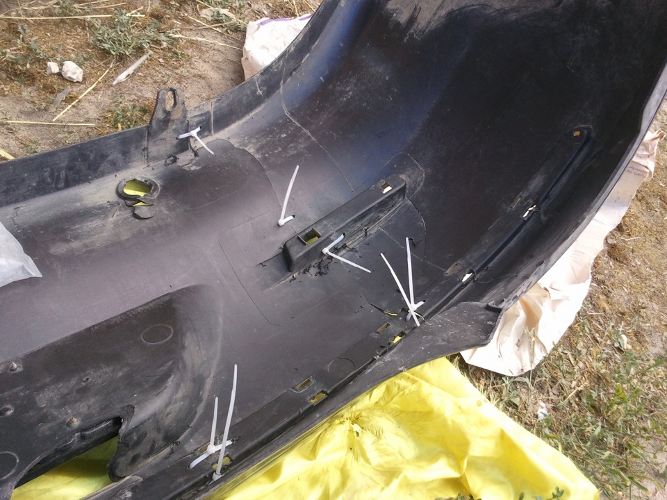 Штопаем и клеим бампер другу — Subaru Impreza WRX (GD, GG), 2 л, 2001 ...