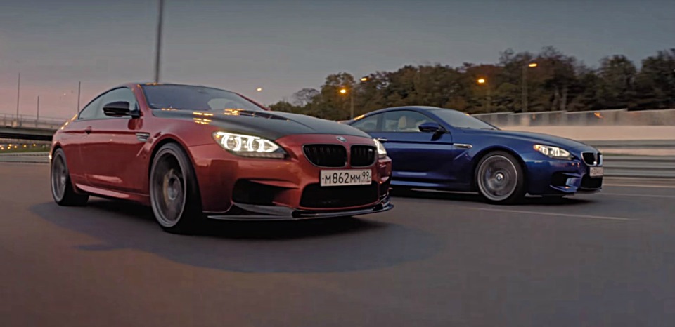 BMW m6 f13 фиолетовая