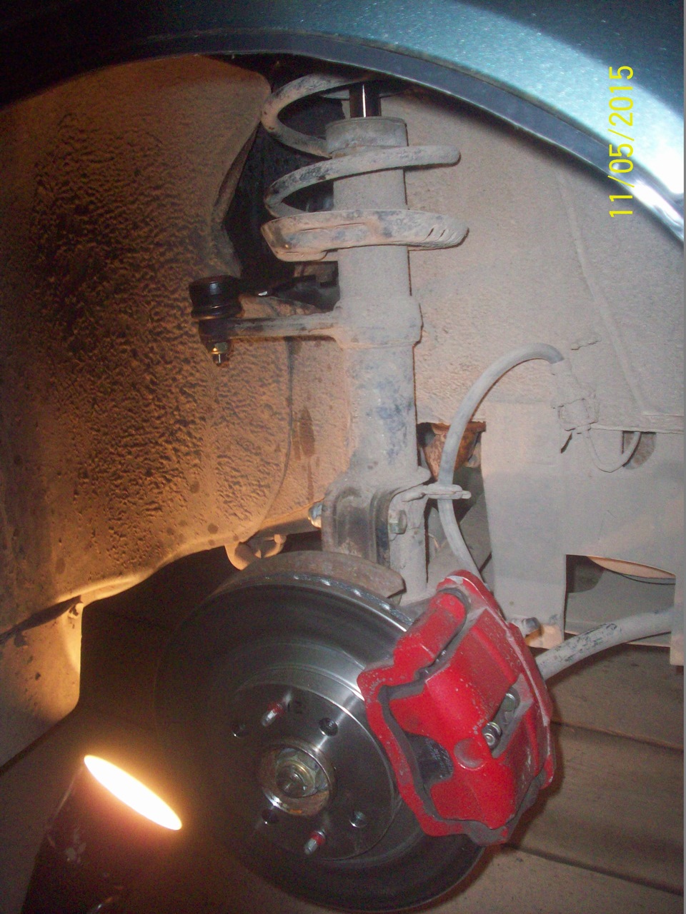 И снова тормоза + рулевые наконечники. — Lada Приора седан, 1,6 л, 2008 ...