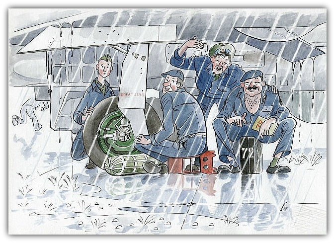 Открытки про летчиков, февраля