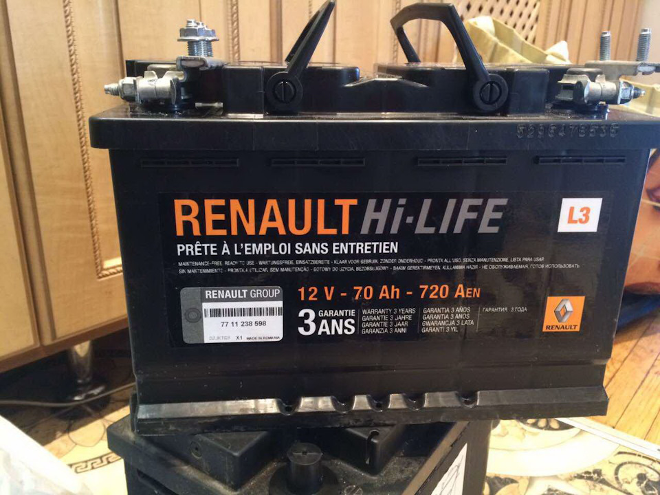 Акумуляторна батарея Renault 70AH 720A 12В 7711238598 – фото, відгуки,  характеристики в інтернет-магазині ROZETKA від продавця: MedZap