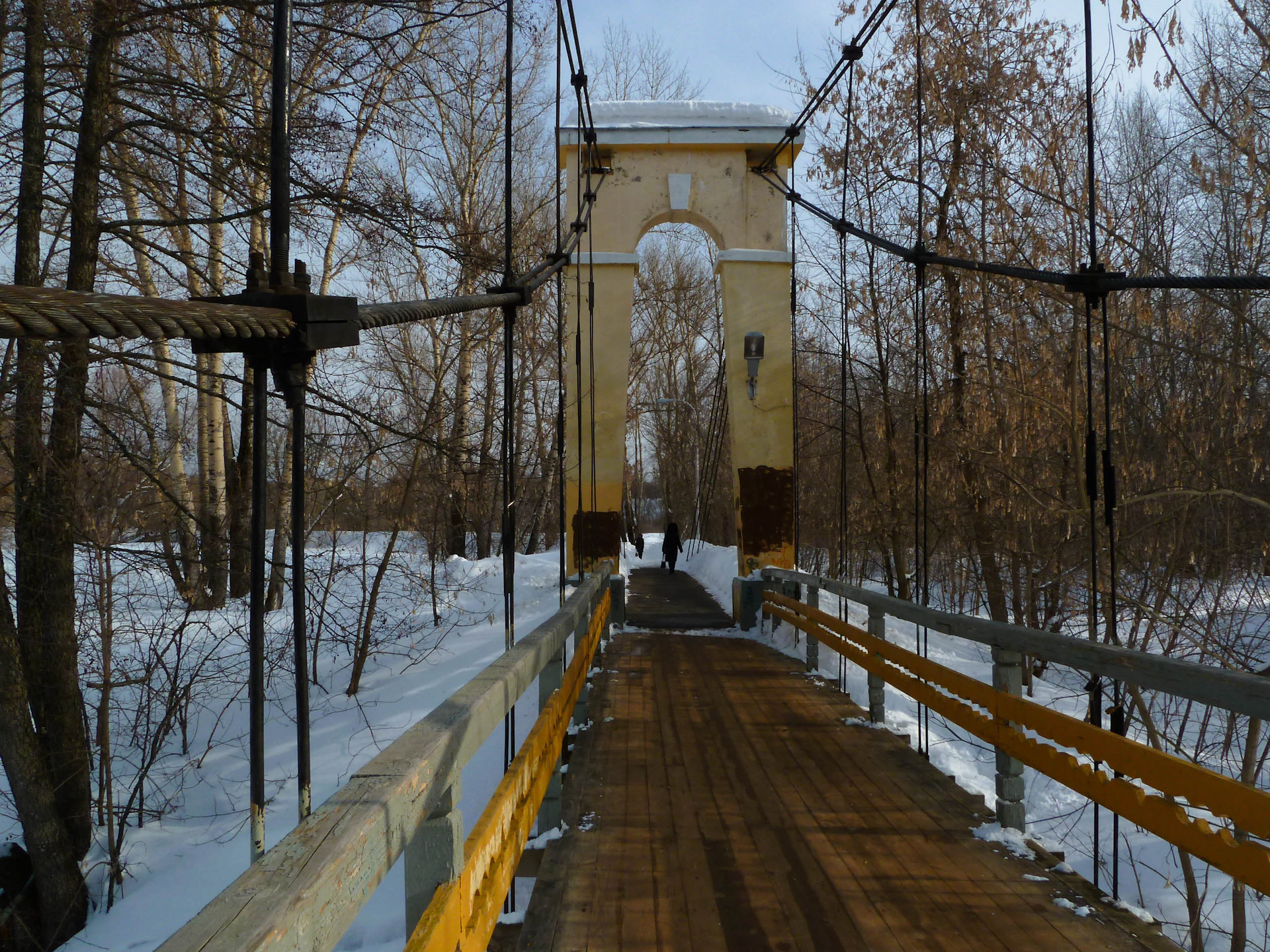 висячий мост в сарове