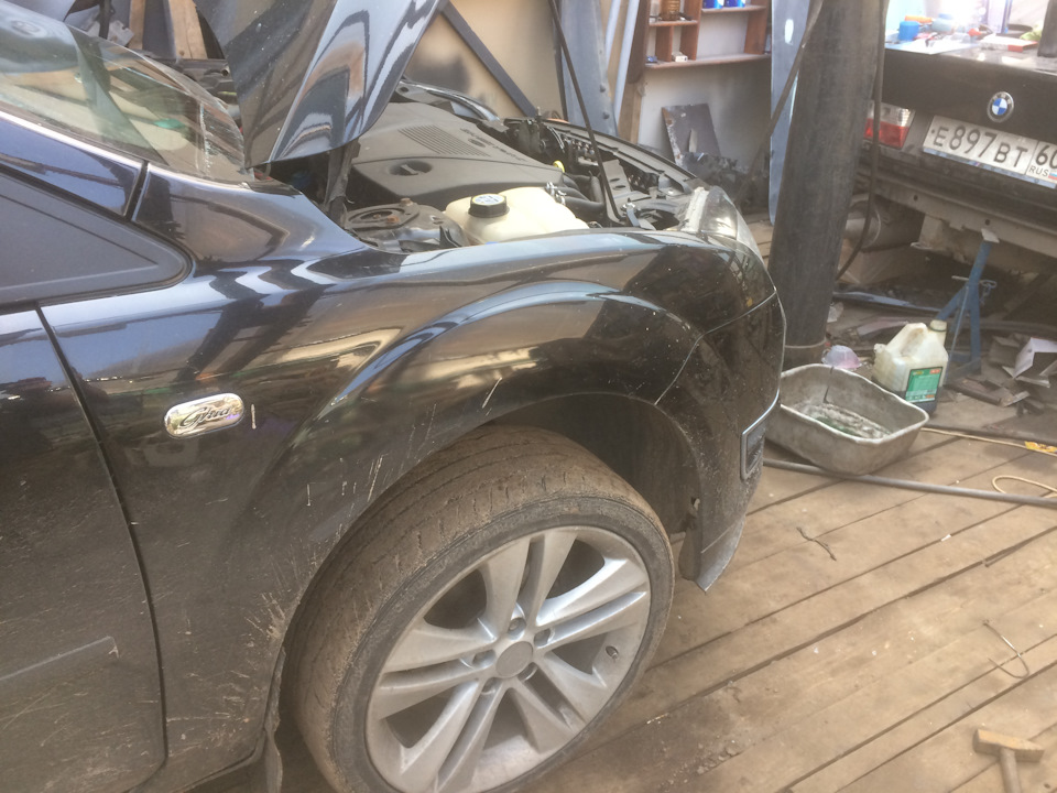 Замена передних стоек и установка подрулевого джойстика! — Ford Focus ...