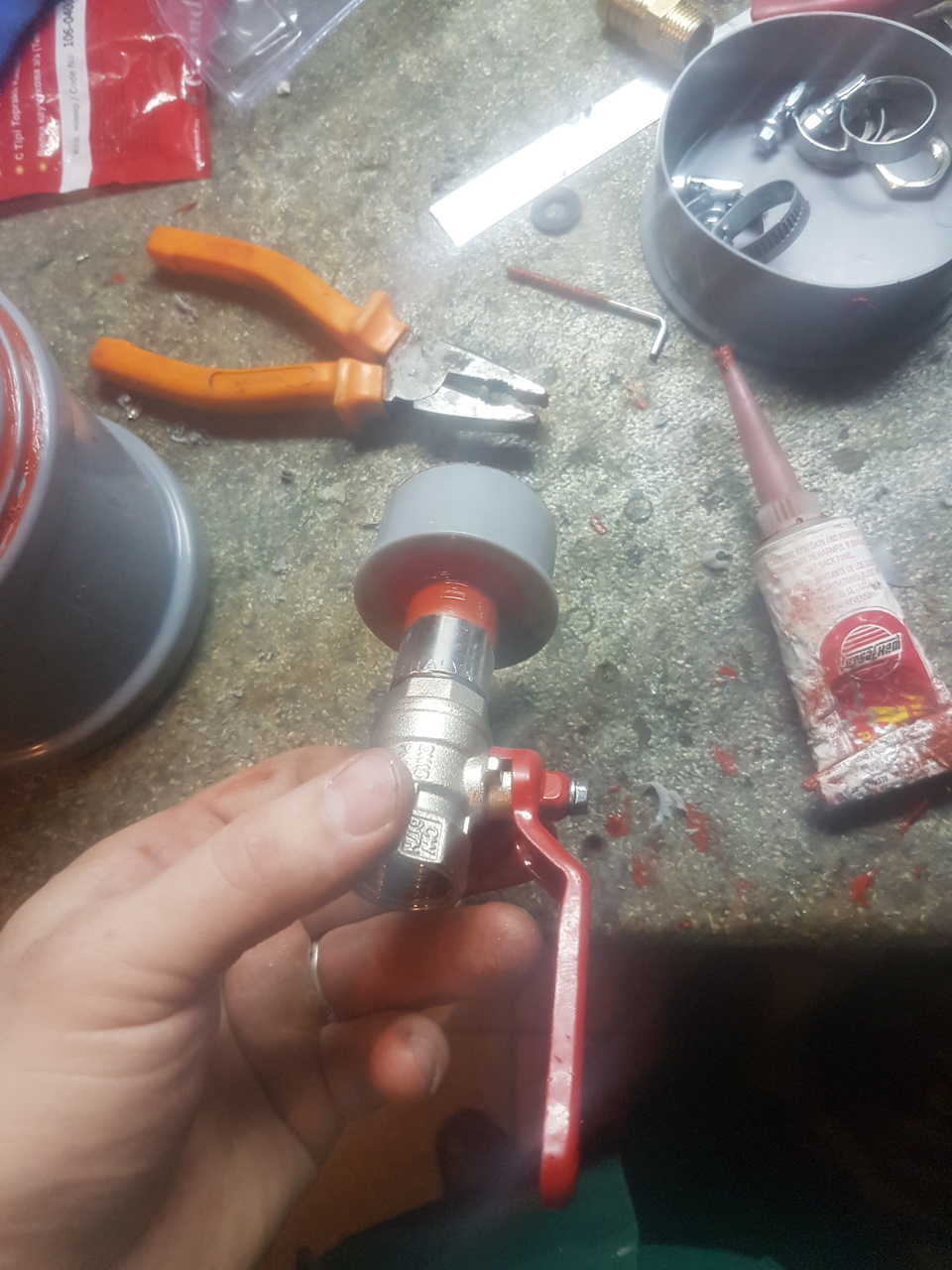 Масло-влаго-отстойник \"Работающая схема\" — УАЗ 469, 2,4 л., 1972 года ...