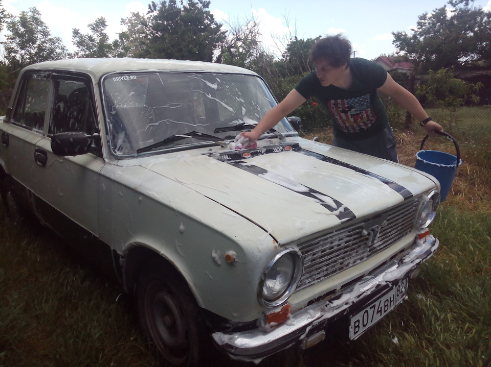 [#22] Пенная вечеринка и чернитель резины! — Lada 21011, 1,3 л, 1975 ...