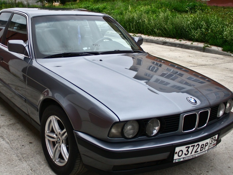 bmw e34 granitsilber metallic