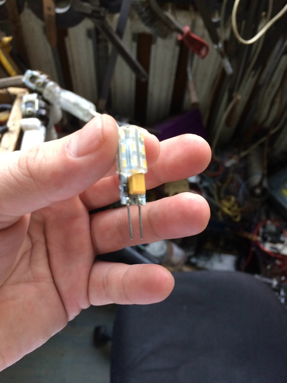 Светодиоды в габариты — Toyota Land Cruiser Prado 70-series, 3 л., 1995 ...