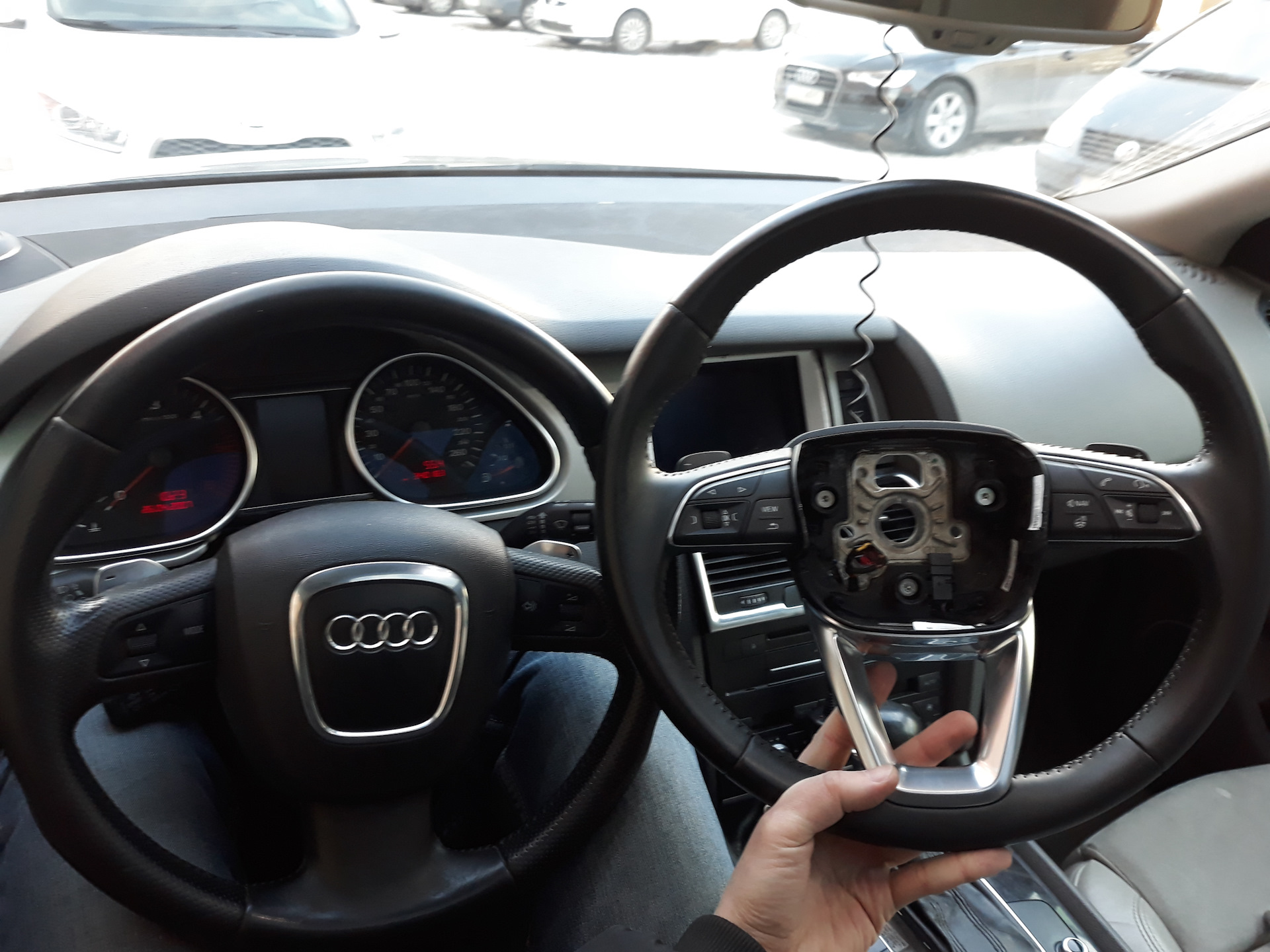 Руль Q7(4M) - Audi Q7 (1G), 3,6 л, 2008 года тюнинг DRIVE2