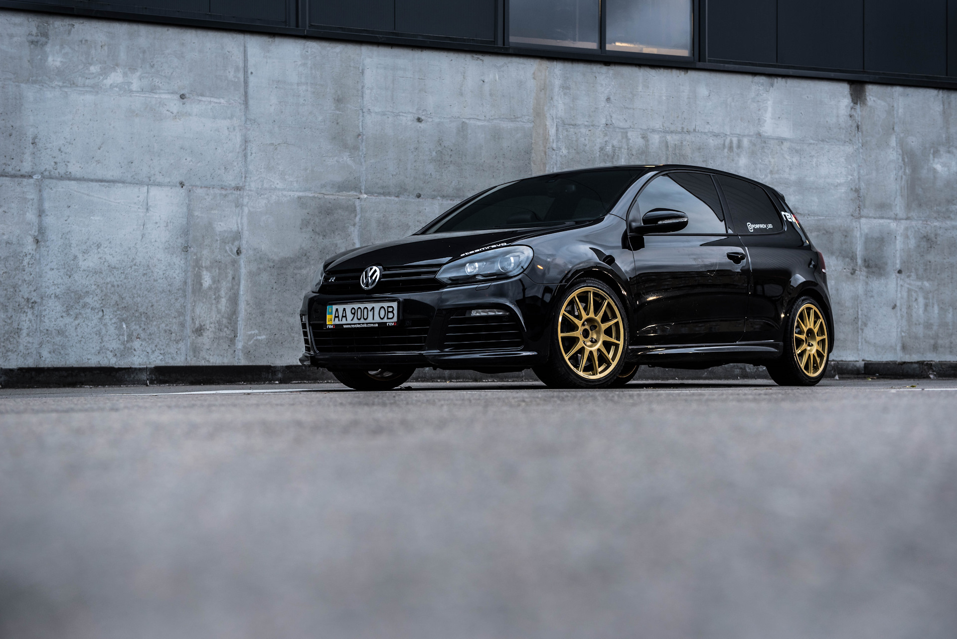 Golf 6 r черный