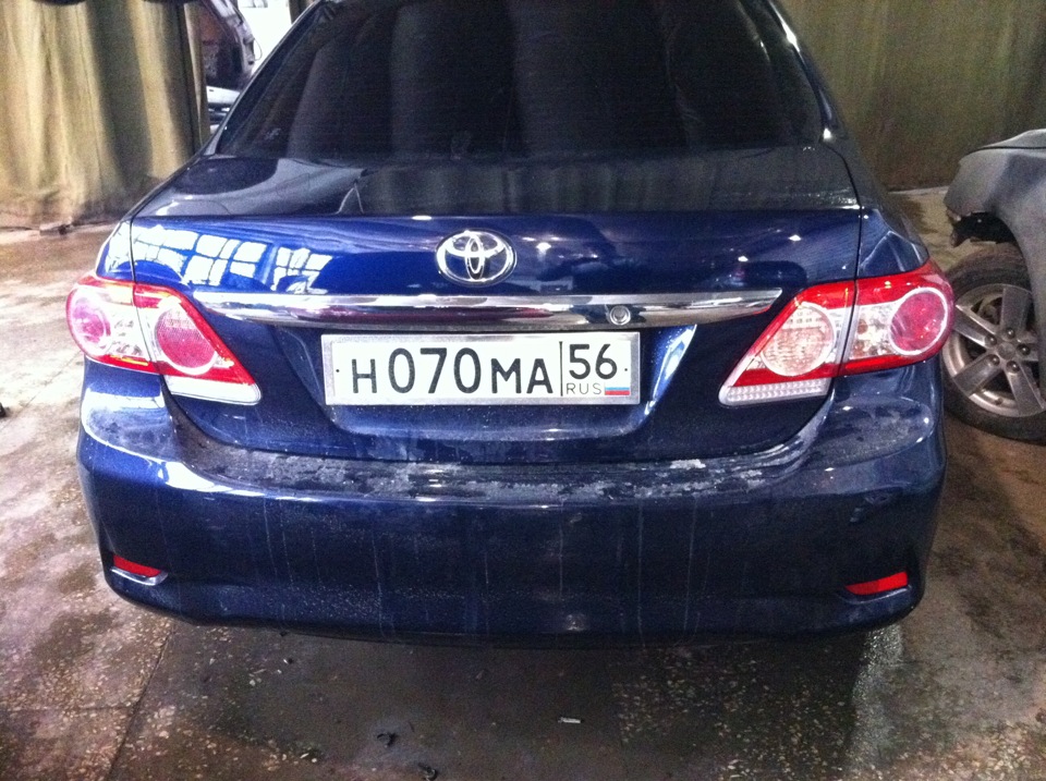 Надписи и занятие фигней. — Toyota Corolla (140/150), 1,6 л, 2011 года ...