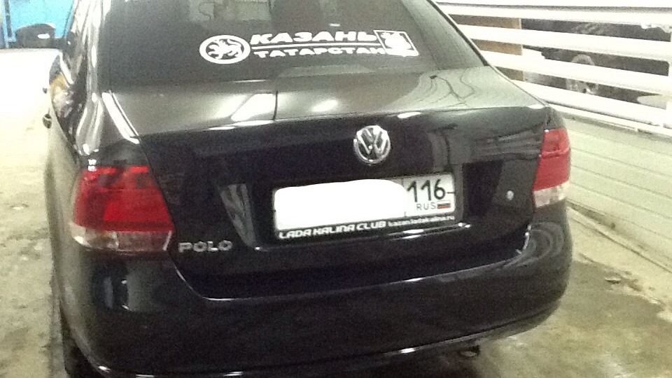 Защита ЛКП авто с помощью антигравийной пленки 3М — Volkswagen Polo ...