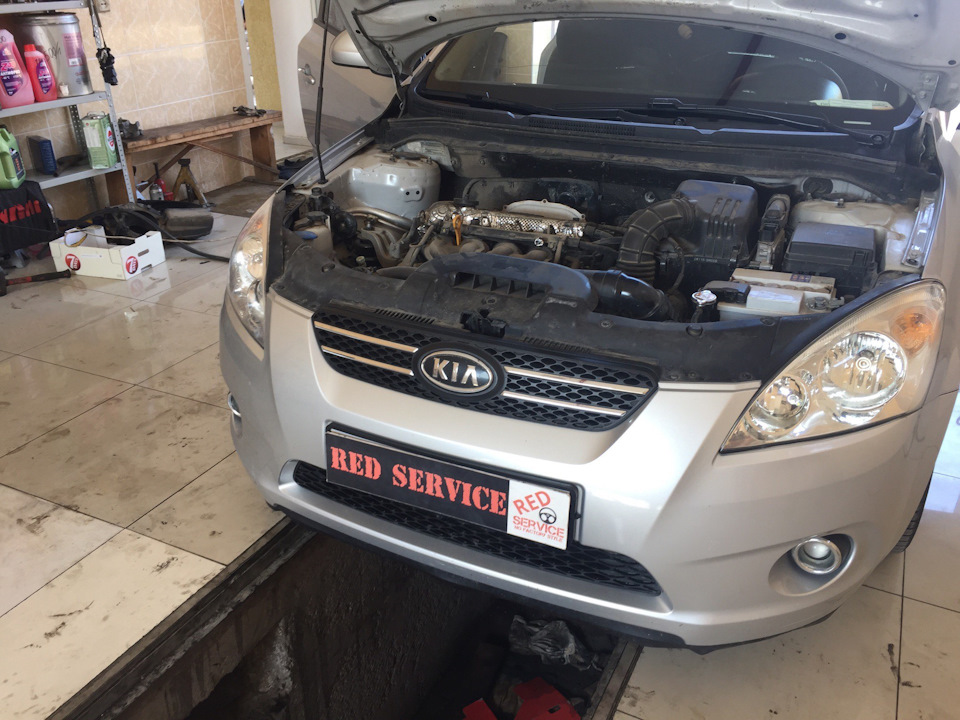 KIA CEED аппаратная чистка форсунок + чистка дросселя — RED Service Krd ...
