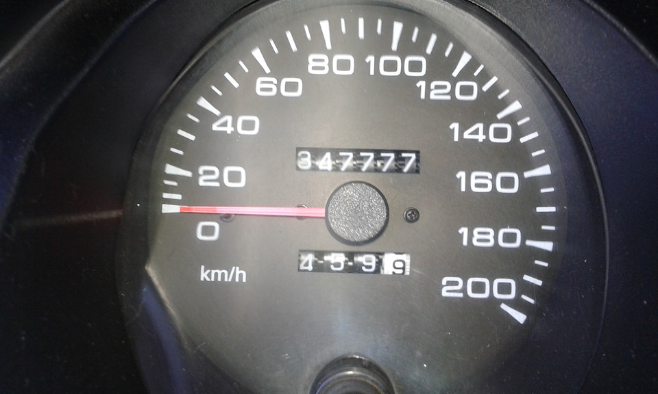 Интересные цифры на спидометре. — Mitsubishi Pajero (2G), 2,8 л, 1997 ...