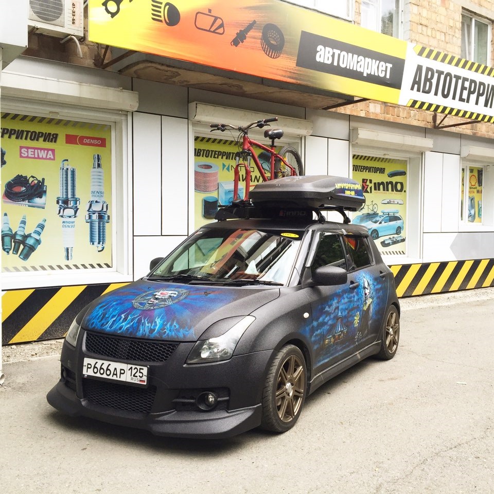 Автобокс Suzuki Swift. Сузуки бокс Богатырский пр.