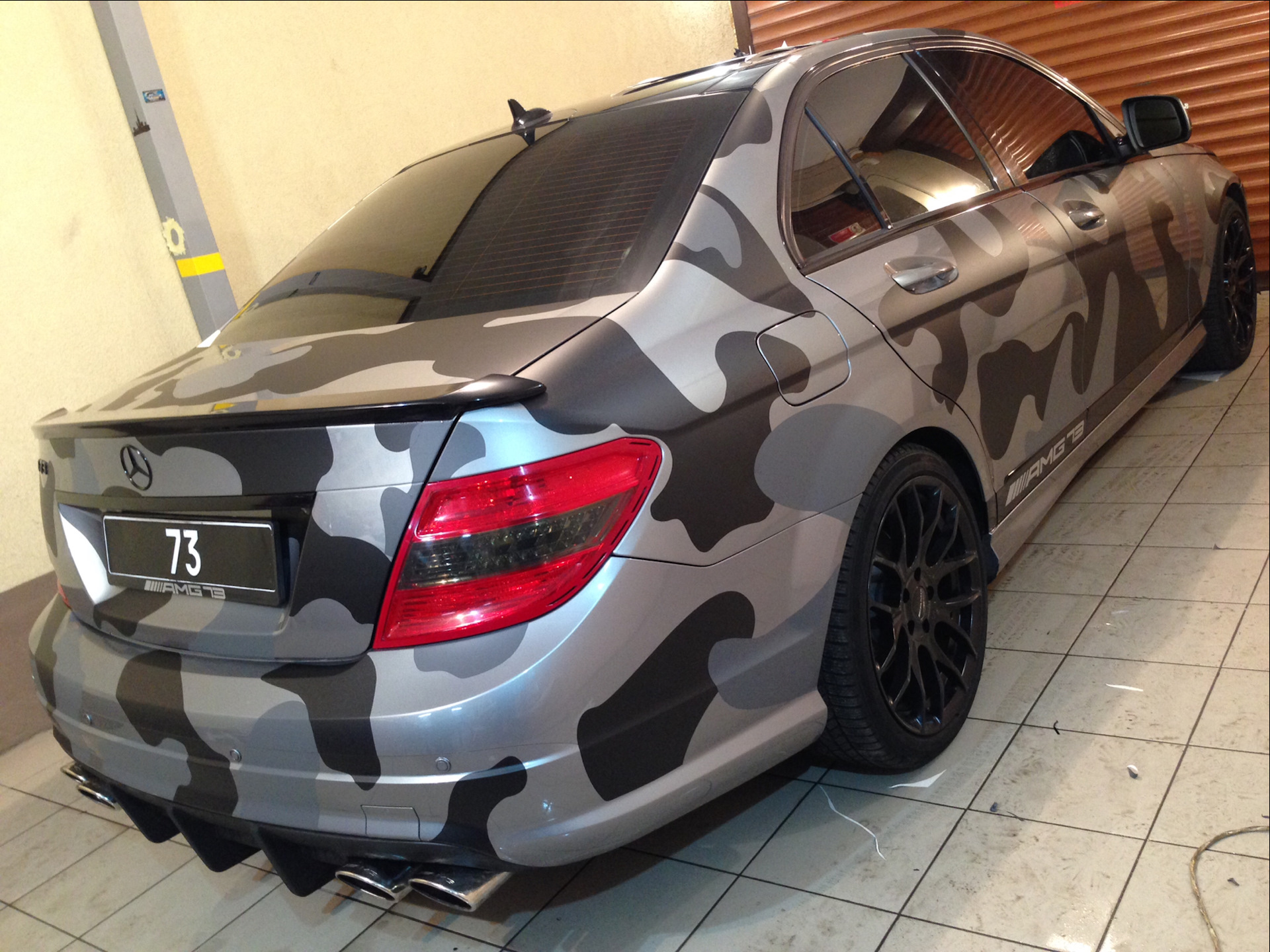 C63 AMG камуфляж