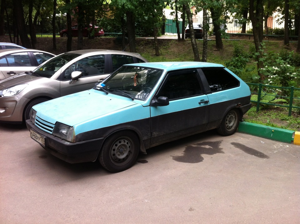 Покрасил капот из баллончика! Не айс))))) — Lada 21083, 1,5 л, 2000 ...