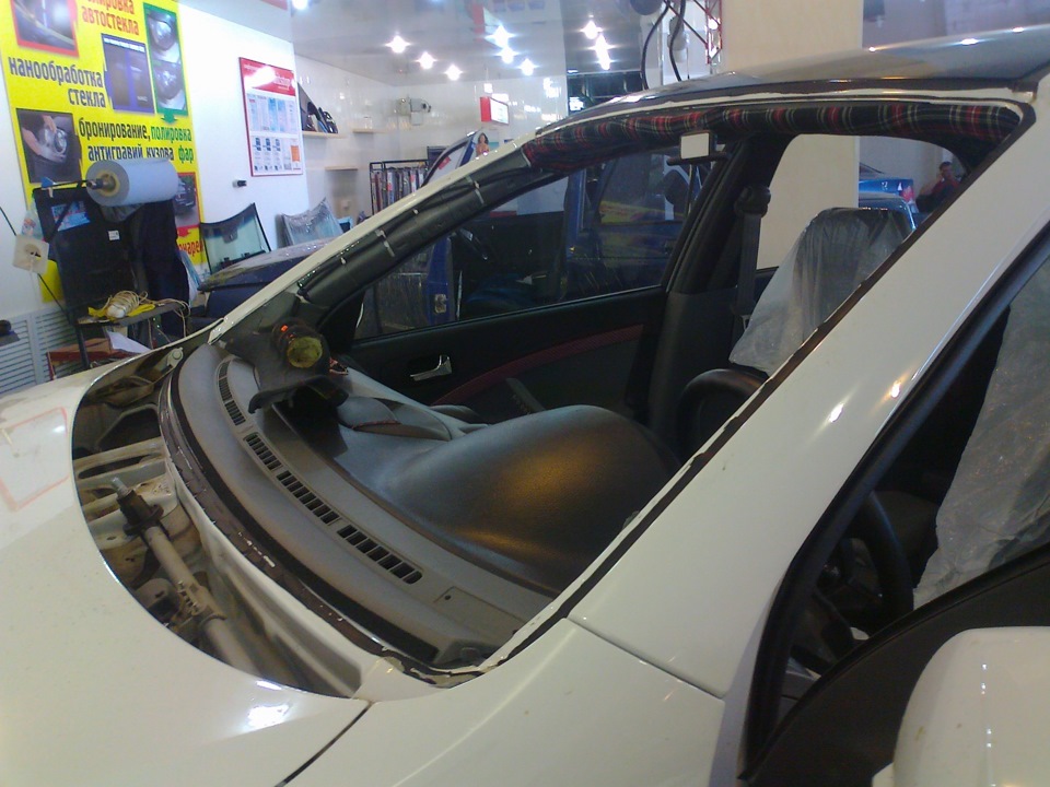 Замена лобового стекла — Chevrolet Lacetti 5D, 1,6 л, 2012 года | визит ...