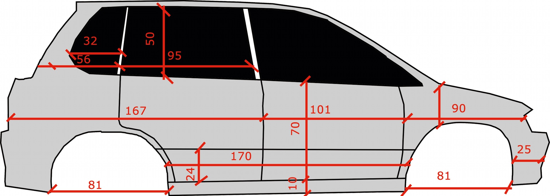 Чертеж mitsubishi rvr