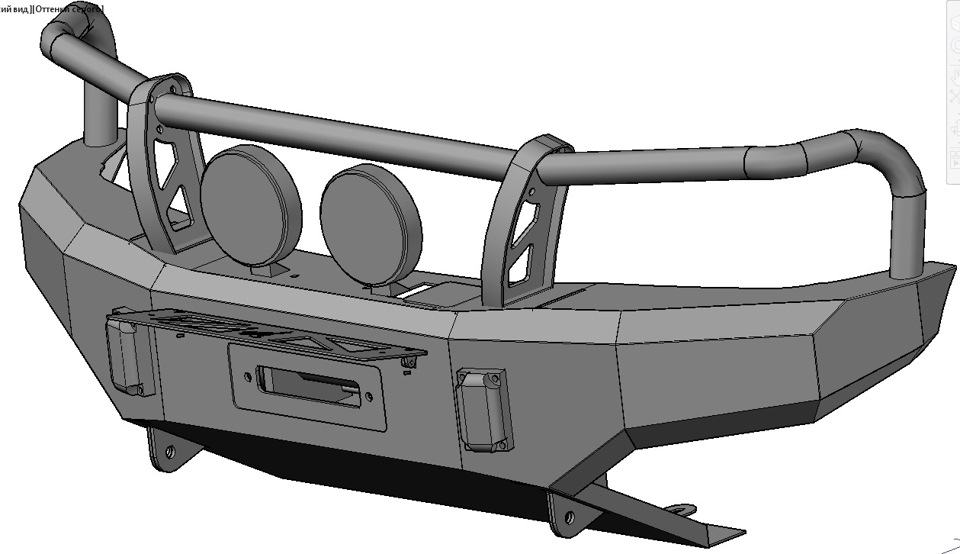 Чертежи силового бампера