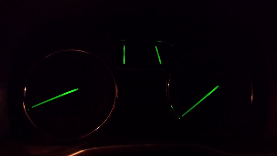 Подцветка стрелок при включение зажигания))) — Skoda Octavia A4 Mk1, 1 ...