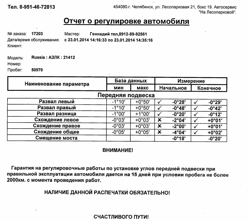 Развал схождение москвич 412 своими руками