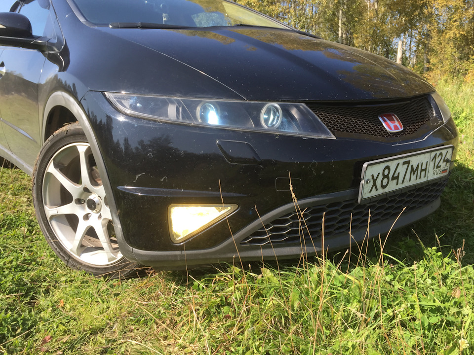 Вторые фары №2 — Honda Civic 5D (8G), 1,8 л, 2008 года | тюнинг | DRIVE2